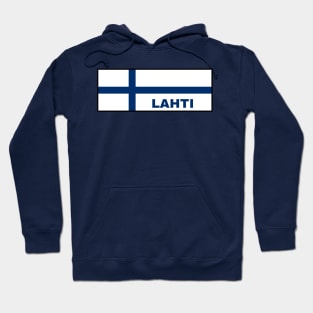 Lahti City in Finnish Flag Hoodie